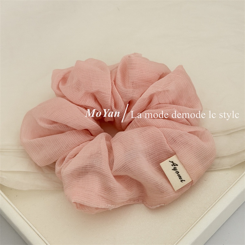 Women's Soft Cloth Hair Tie Spring Summer Accessories Solid Color