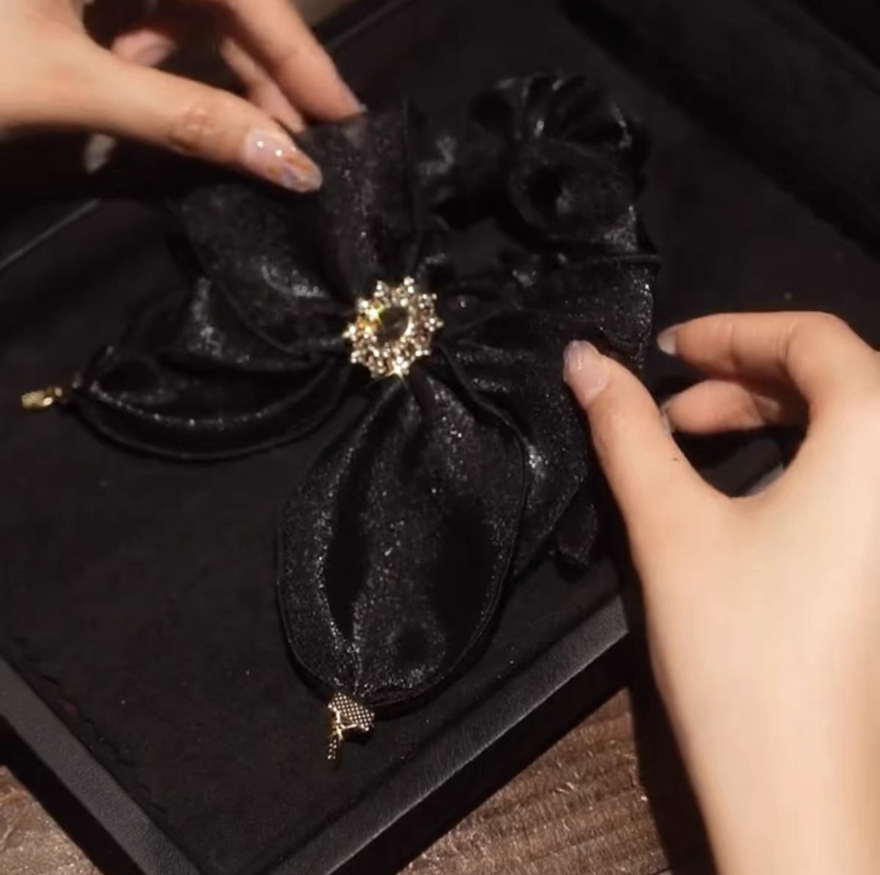 Women's Everyday Cloth Bowknot Hair Tie Scrunchie Solid Color