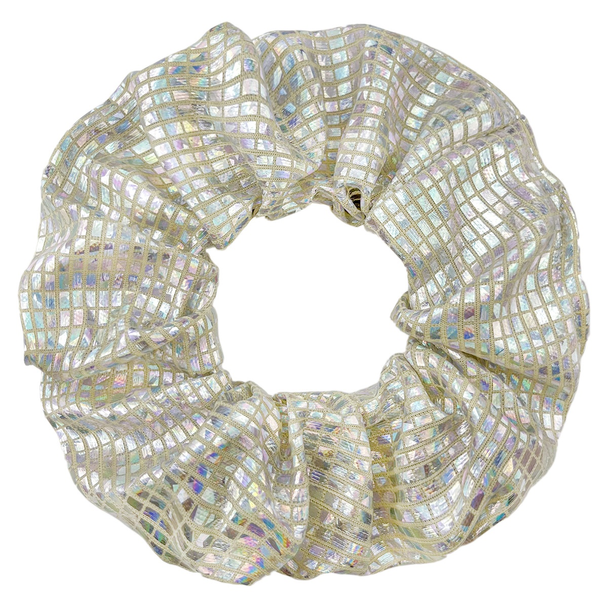 Women's Simple Round Cloth Hair Tie Casual Daily Elastic Scrunchie