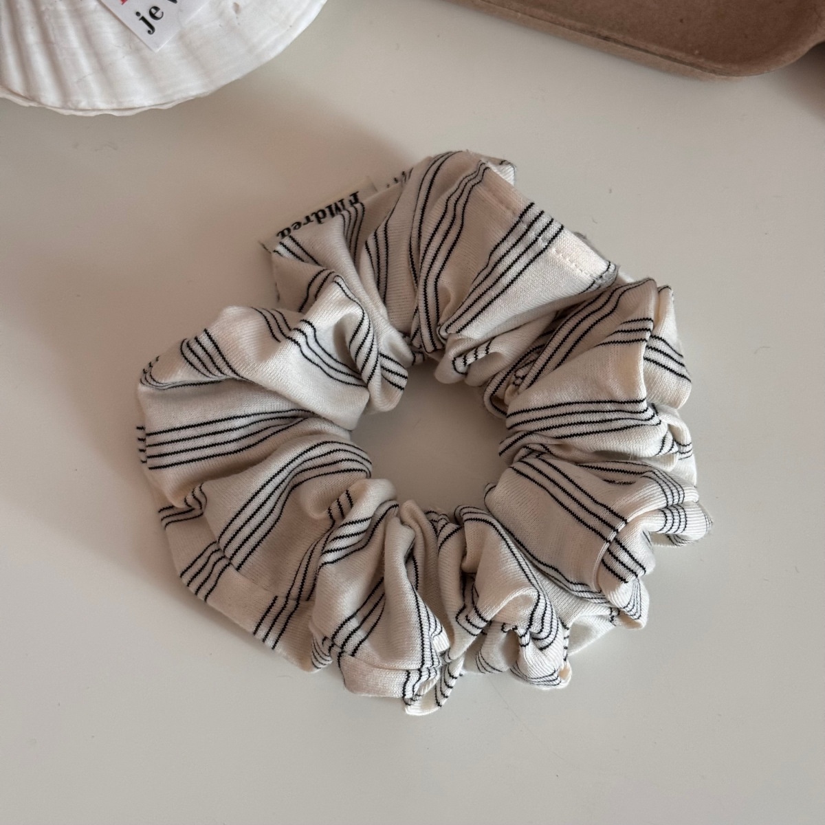 Women's Soft Cloth Hair Tie Stylish Daily Hair Accessory Multi-Color Striped