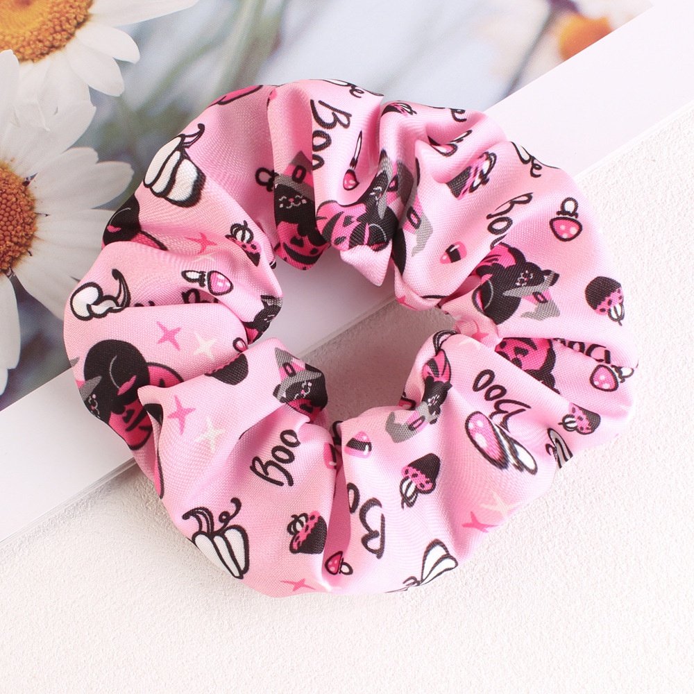 Women's Simple Halloween Elastic Cloth Hair Ties Festive Hair Bands