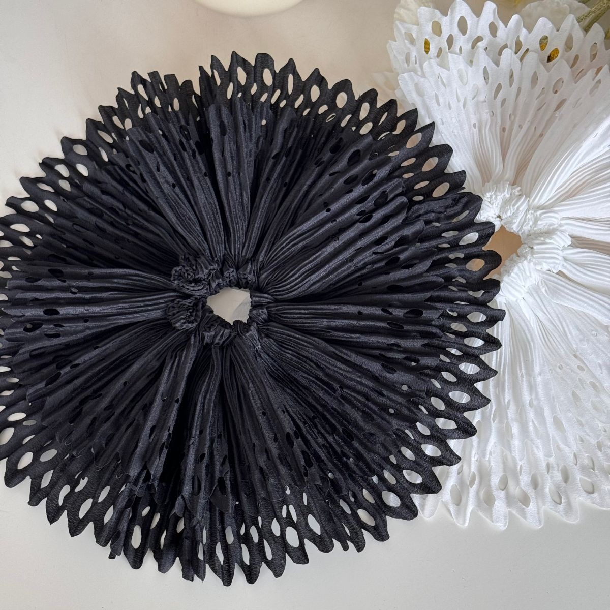 Women's Handmade Ballet Girl Hollowed-out Skirt Edge Double-layer Hair Tie