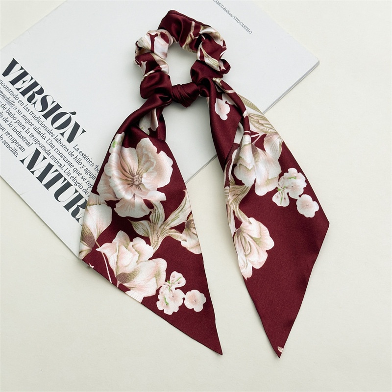 Women's Elegant Casual Party Hair Scrunchie Floral Cloth