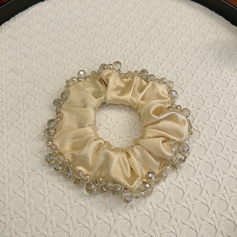 Women's Fairy Elastic Bubble Hair Tie Scrunchie Crystal Cloth