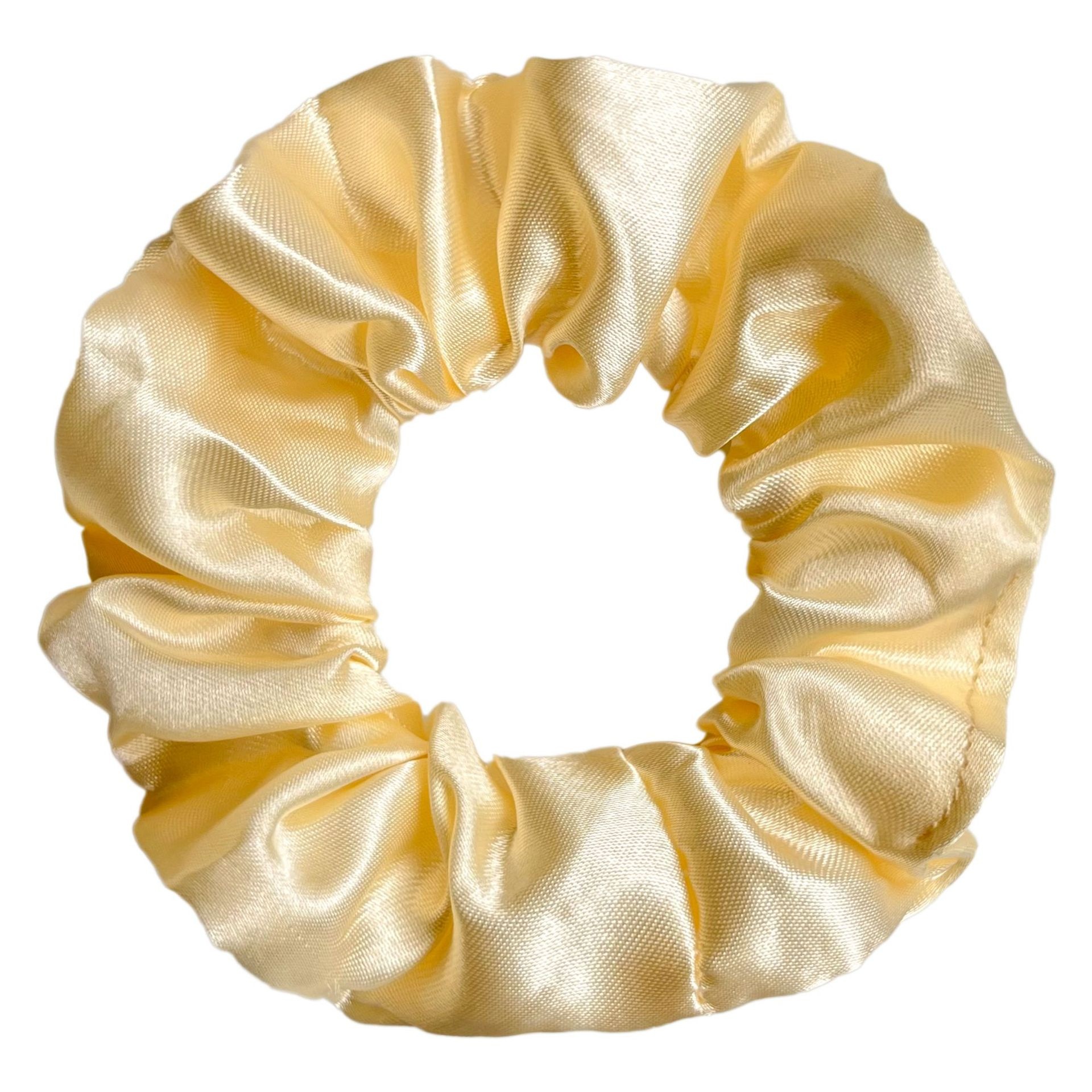 Women's Everyday Rib-Knit Cloth Ponytail Hair Ties Solid Color