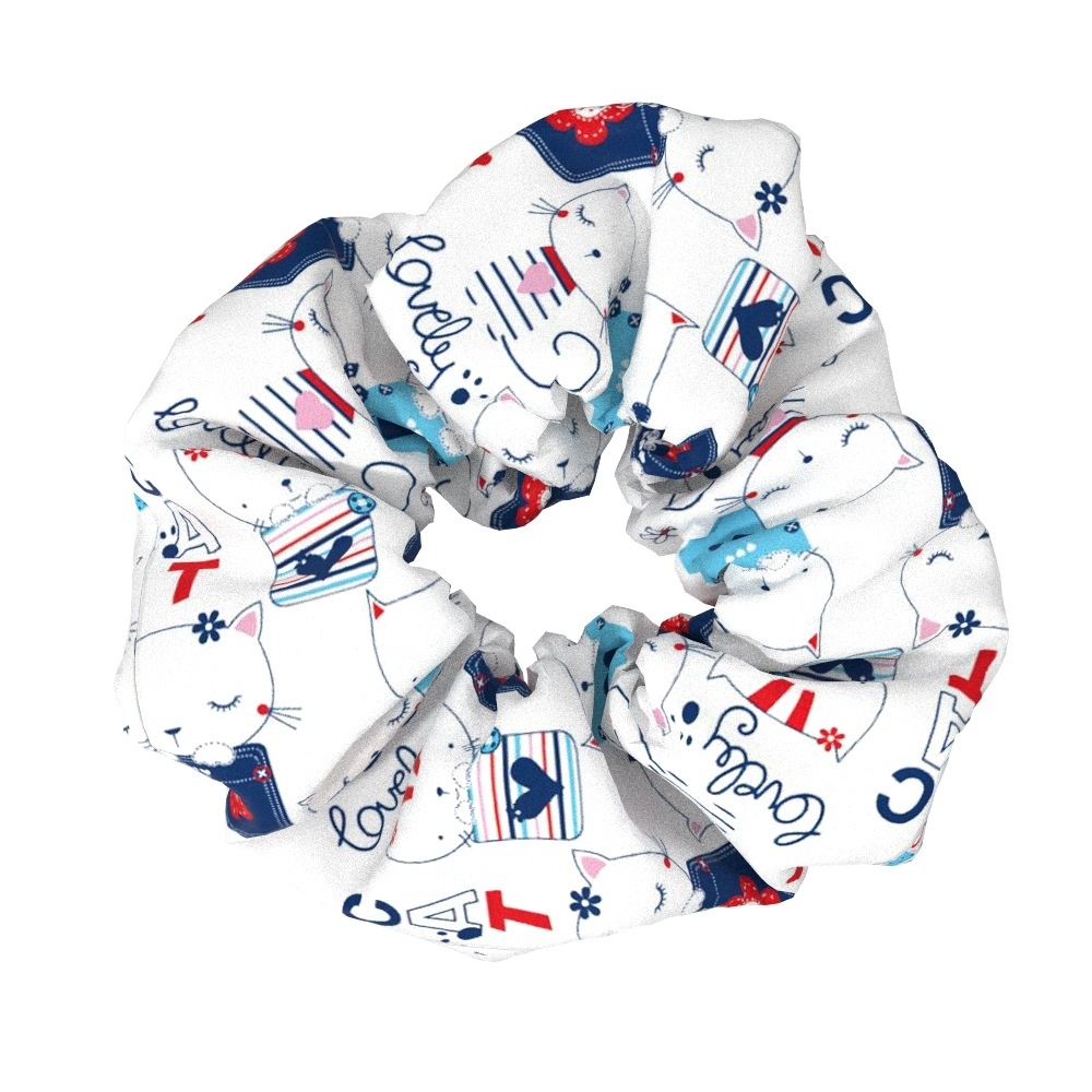 Women's Nurse Themed Cloth Headband Medical Hair Tie Heart Multi-Color