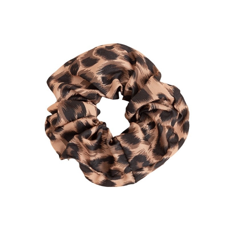 Women's Simple Elegant Leopard Print Cloth Hair Tie Cute Daily Accessory