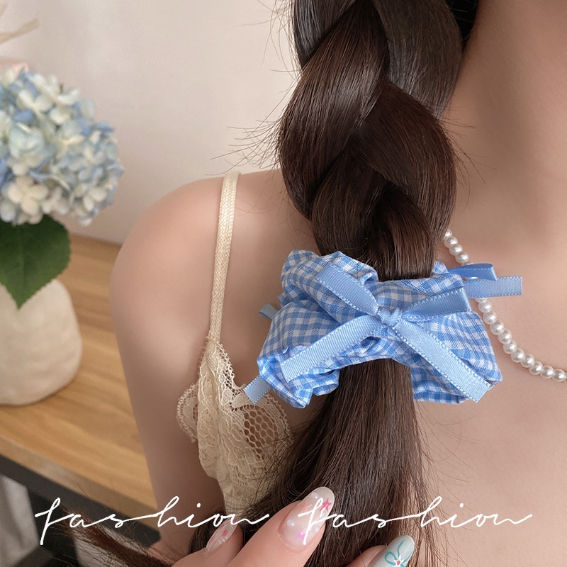 Girls Sweet Lace Butterfly Hair Ties High Elasticity Cute Bands