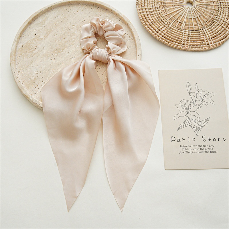 Women's Handmade Everyday Fabric Scrunchie Hair Tie Classic Solid Color