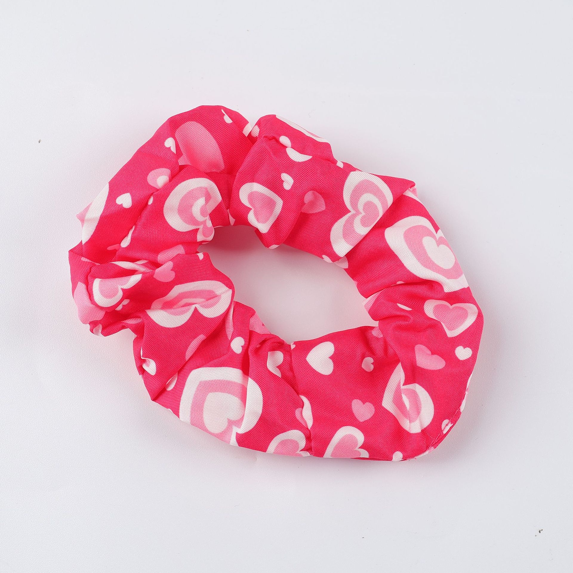 Women Girls Vintage Striped Cloth Headband Geometric Heart Hair Accessories