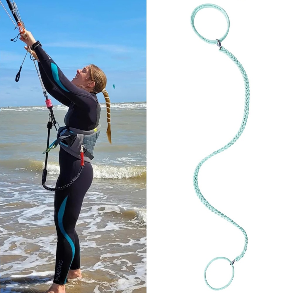 Women's Handmade Nylon High Ponytail Twist Braid Hair Tie Colorful