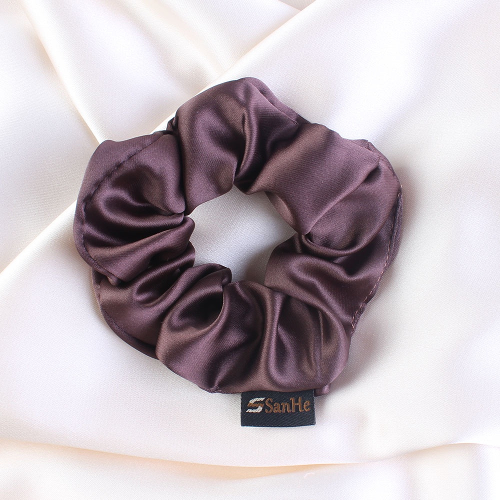 Women's Casual Daily Smooth Satin Scrunchie Hair Tie Solid Color