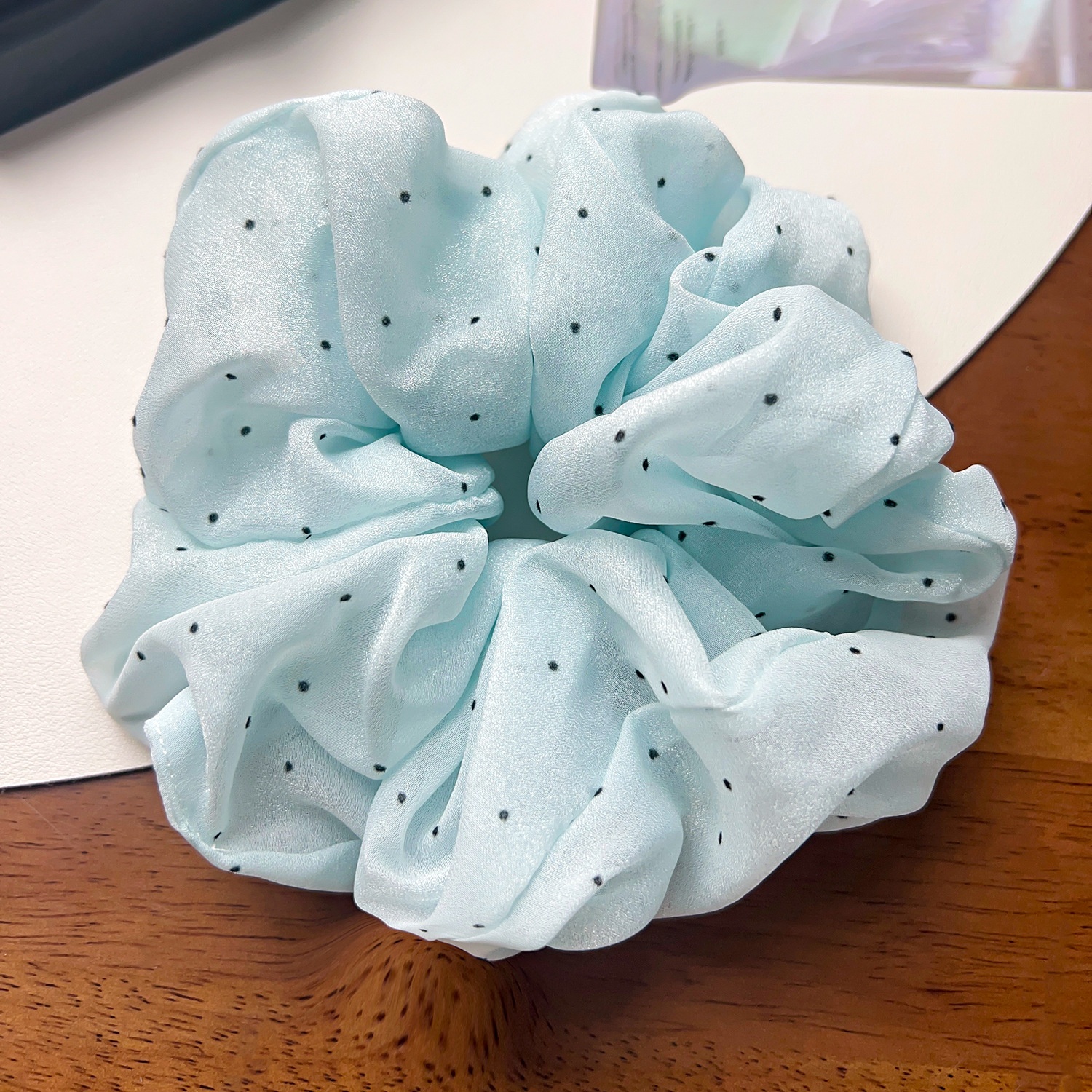 Women's Sweet All Season Cloth Hair Tie Scrunchie Solid Color