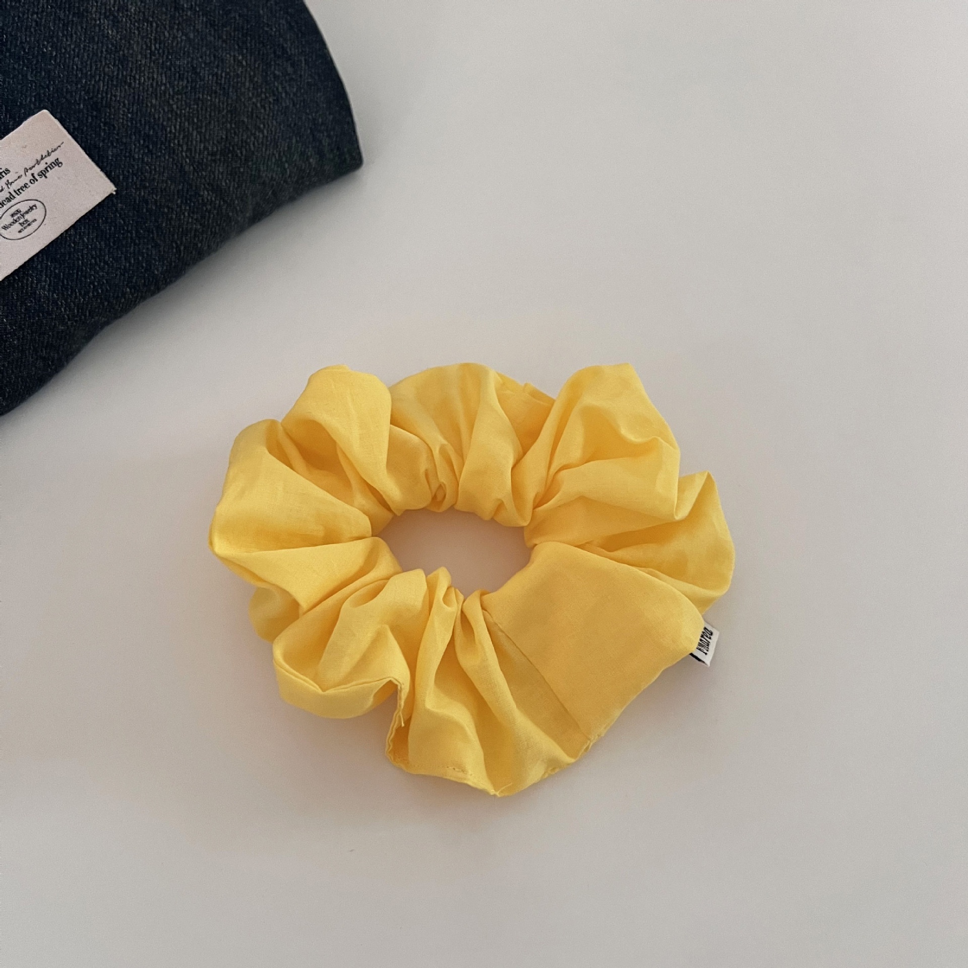 Women's Soft Cotton Hairbands, Solid Colorful Elastic Ties for Bun & Ponytail