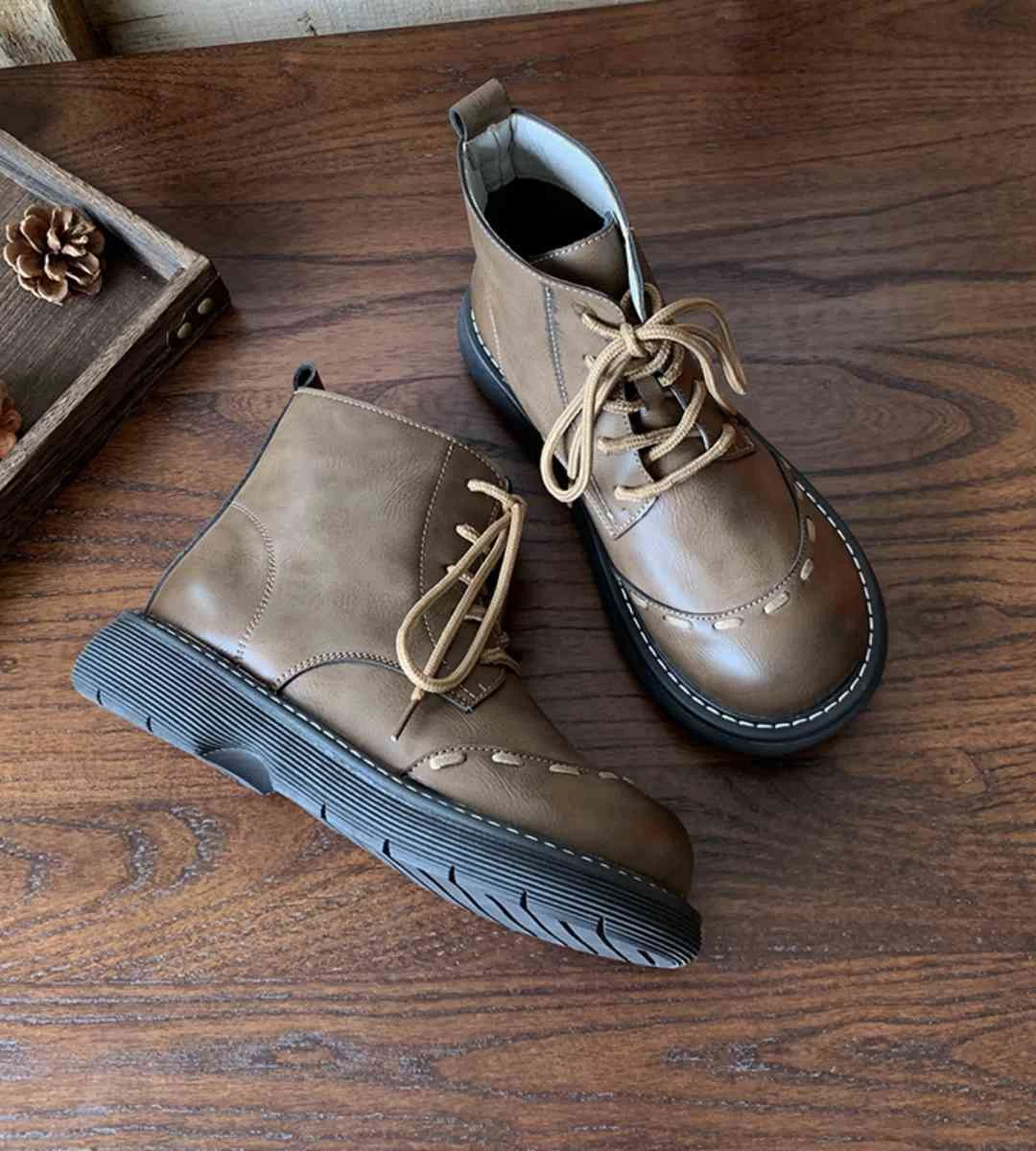 Fall Sneakers Leather Casual Athletic Shoes