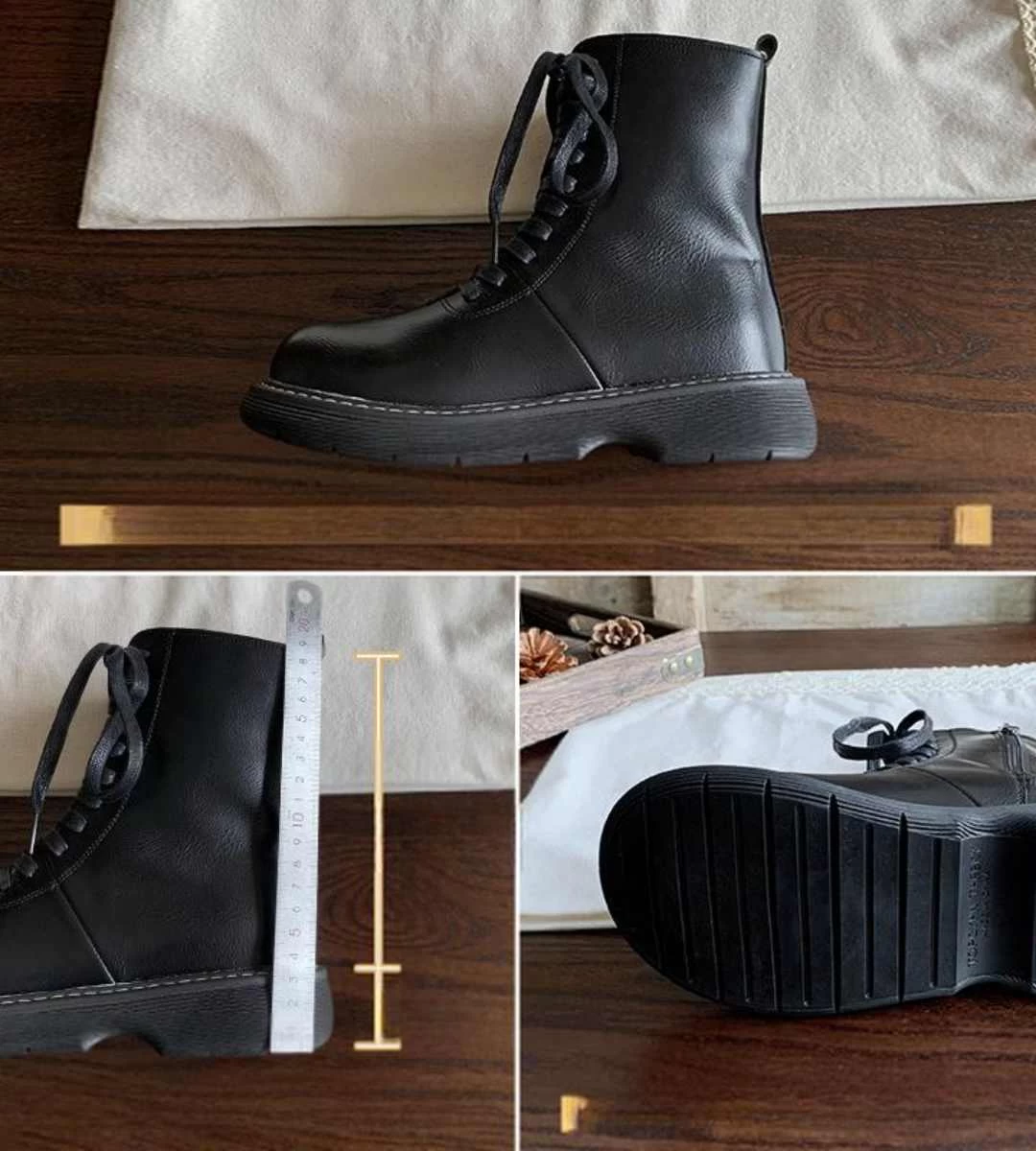 Autumn Casual Sneakers Leather Fashion Lightweight Sports