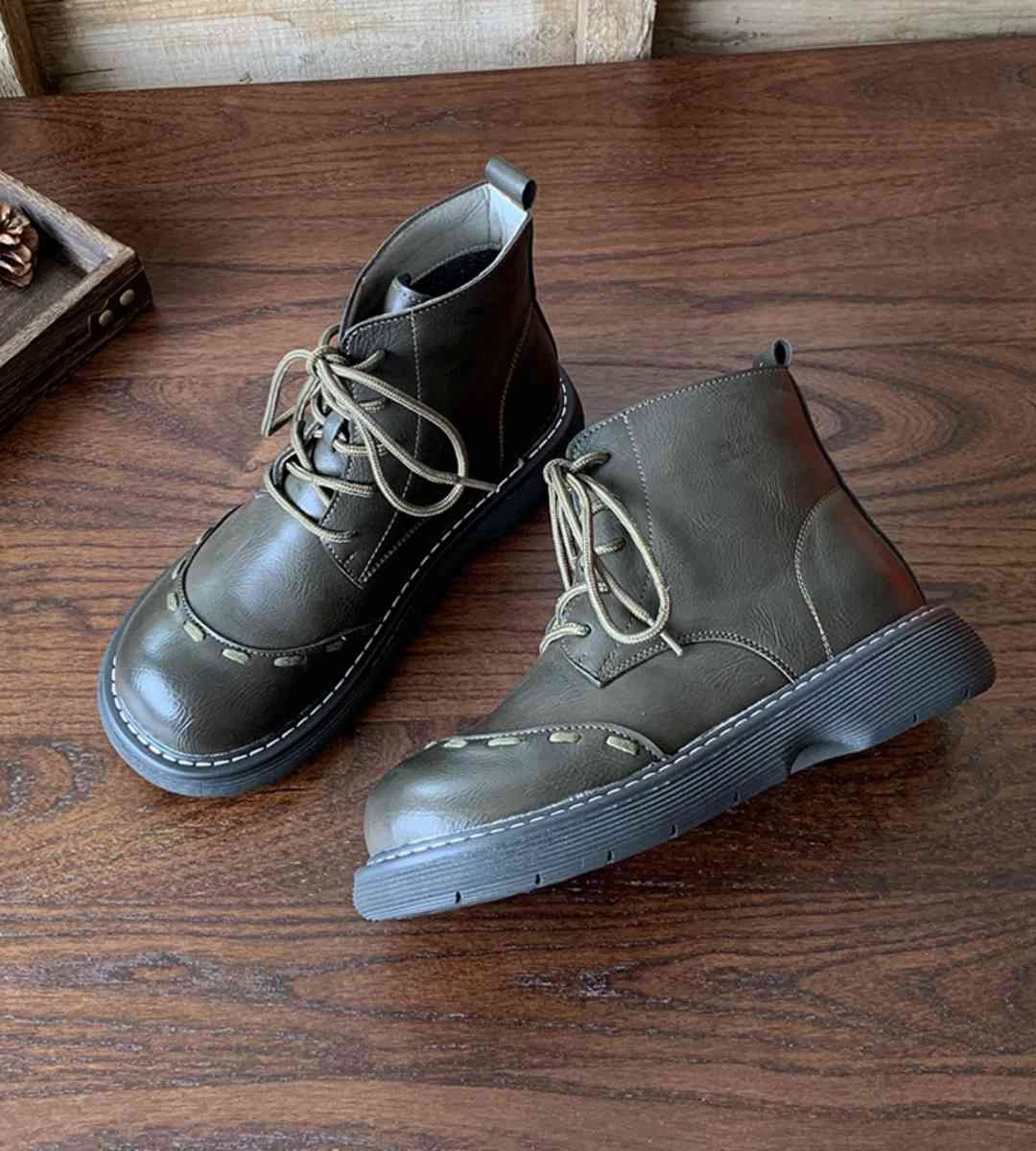 Fall Sneakers Leather Casual Athletic Shoes