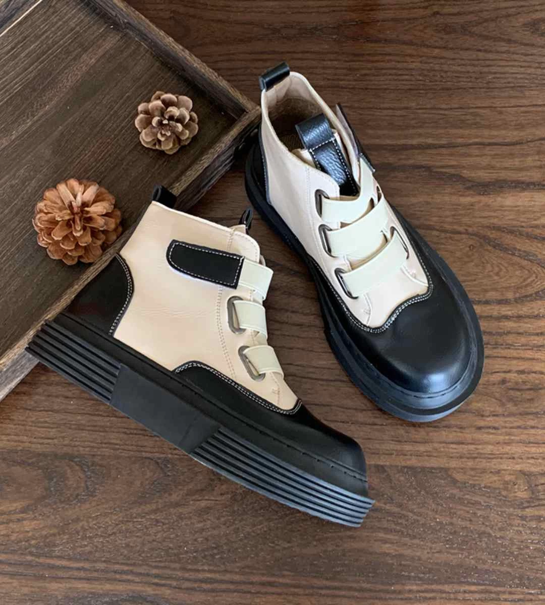 winter ankle boots leather casual comfortable stylish