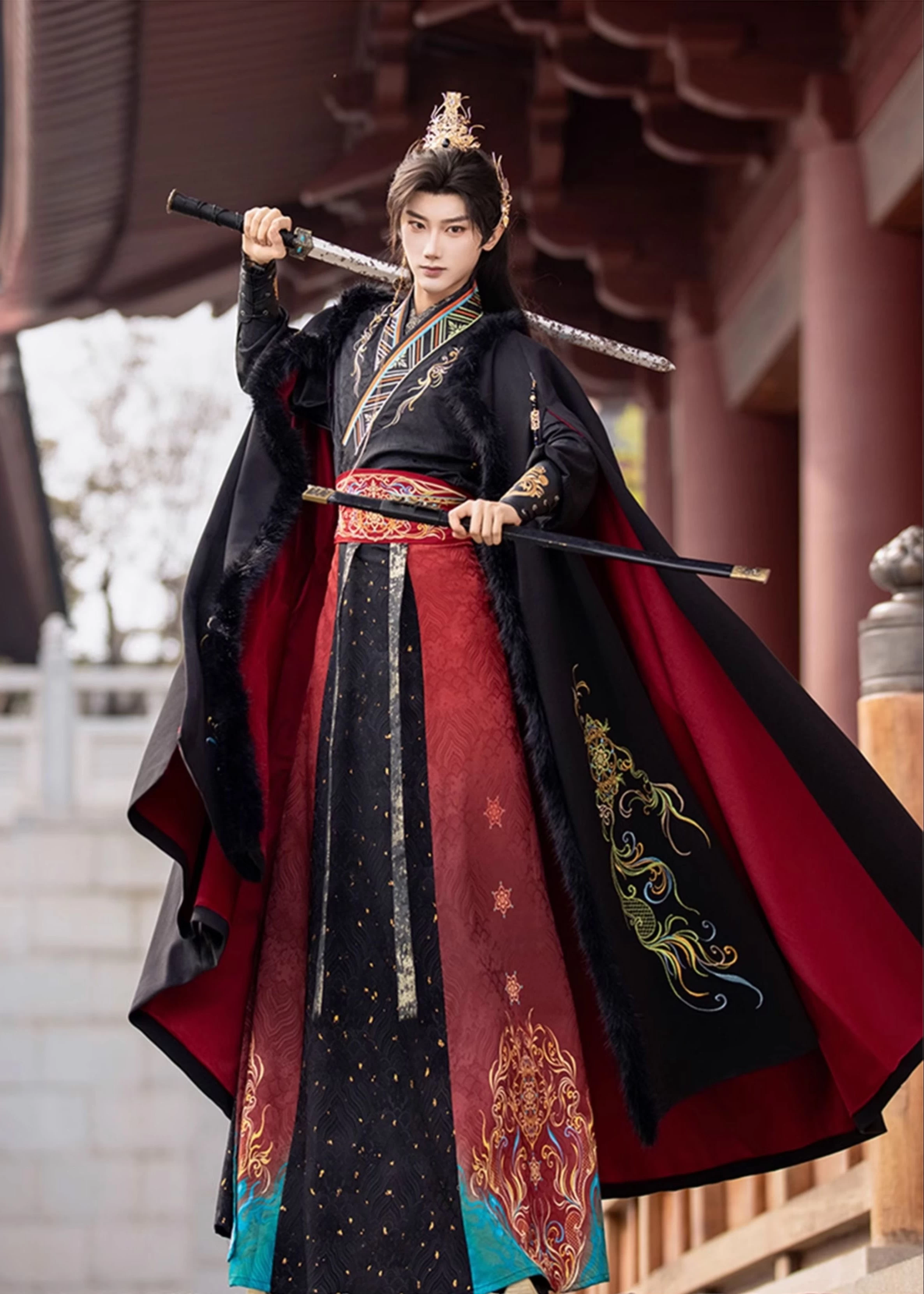 Unisex Daily Hanfu 6-Piece Couple Set, Plus Size, Hand Wash| HANFUBAO