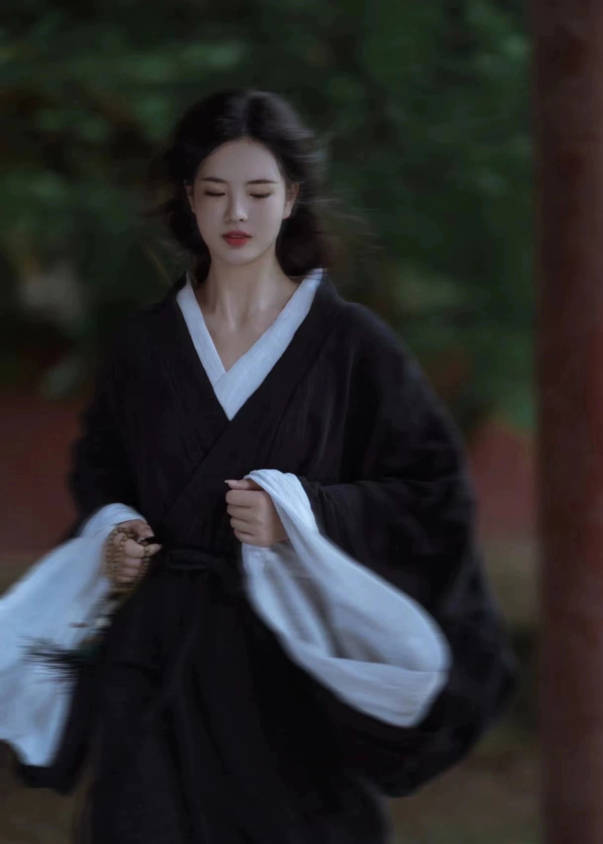 Women's Han Dynasty Linen Daily Hanfu Two-Piece Set Plus Size | HANFUBAO