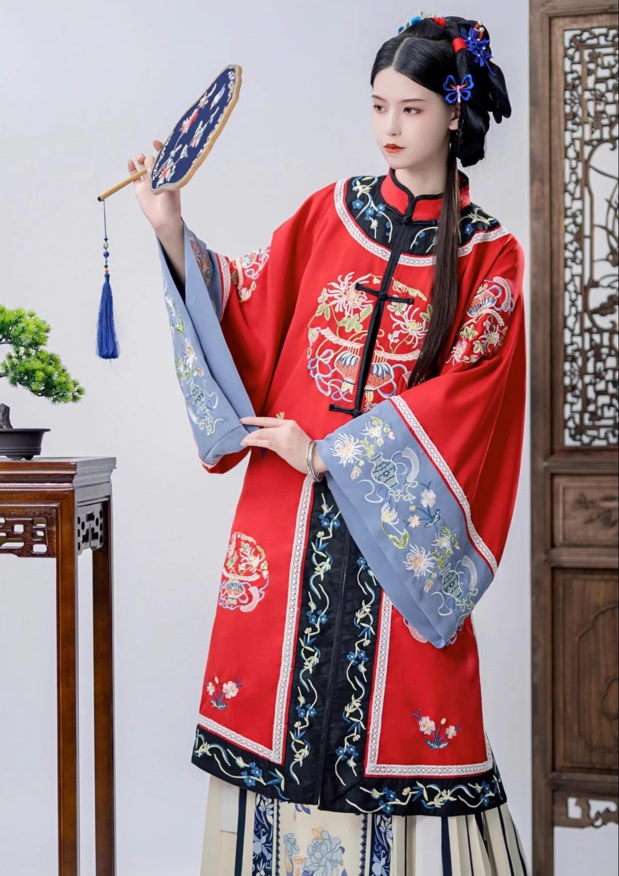 Women’s Qing Dynasty 2-Piece Hanfu Dress Plus Size| HANFUBAO