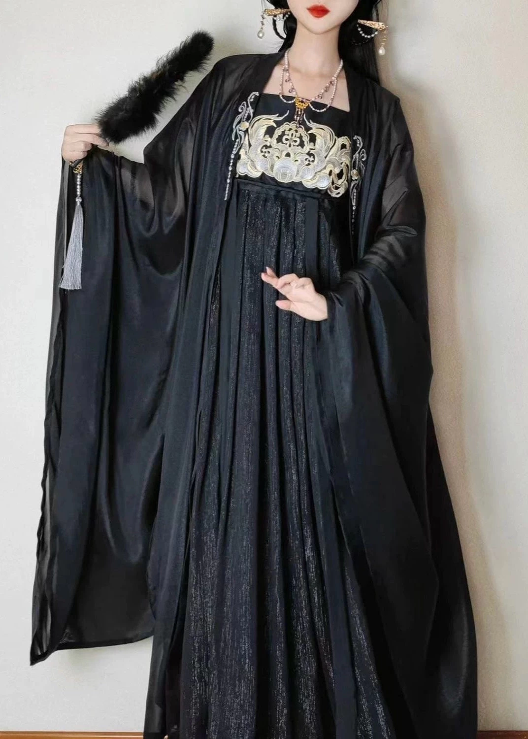 Women’s Plus Size 2-Piece Chiffon Hanfu Set for Daily Wear | HANFUBAO