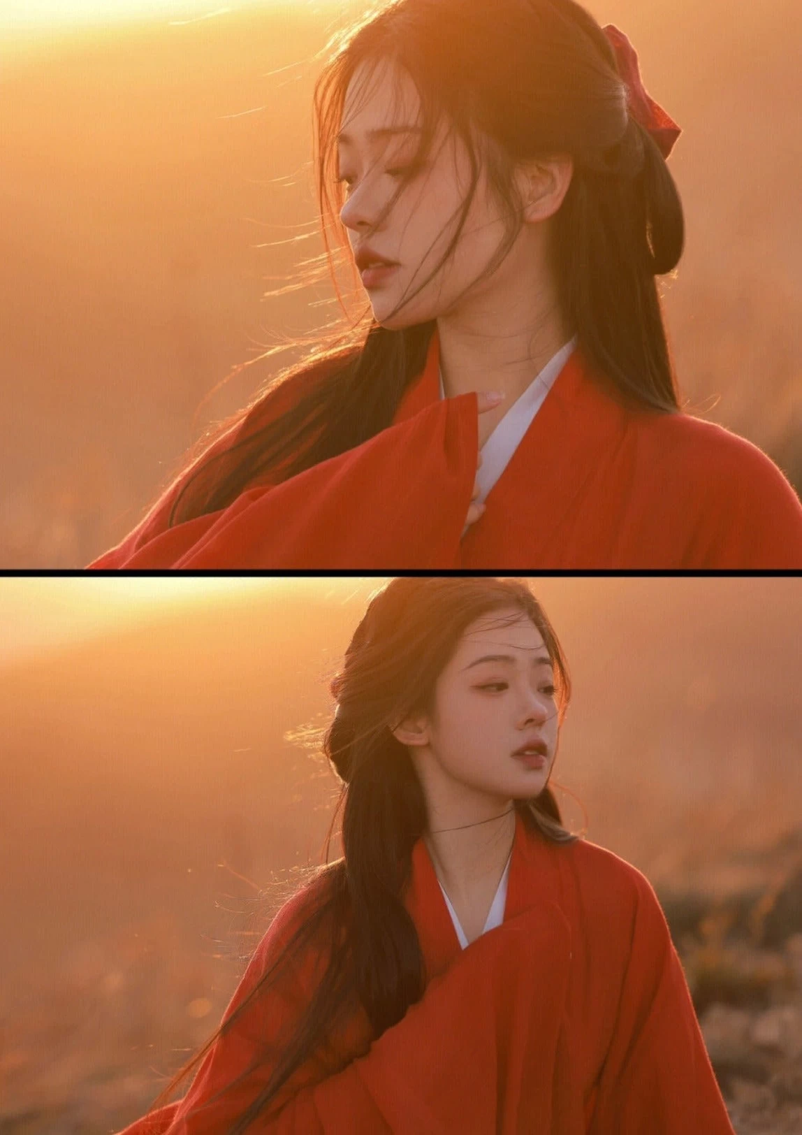 Women Daily Hanfu 7 Colors Two-Piece Chiffon Set Plus Size | HANFUBAO