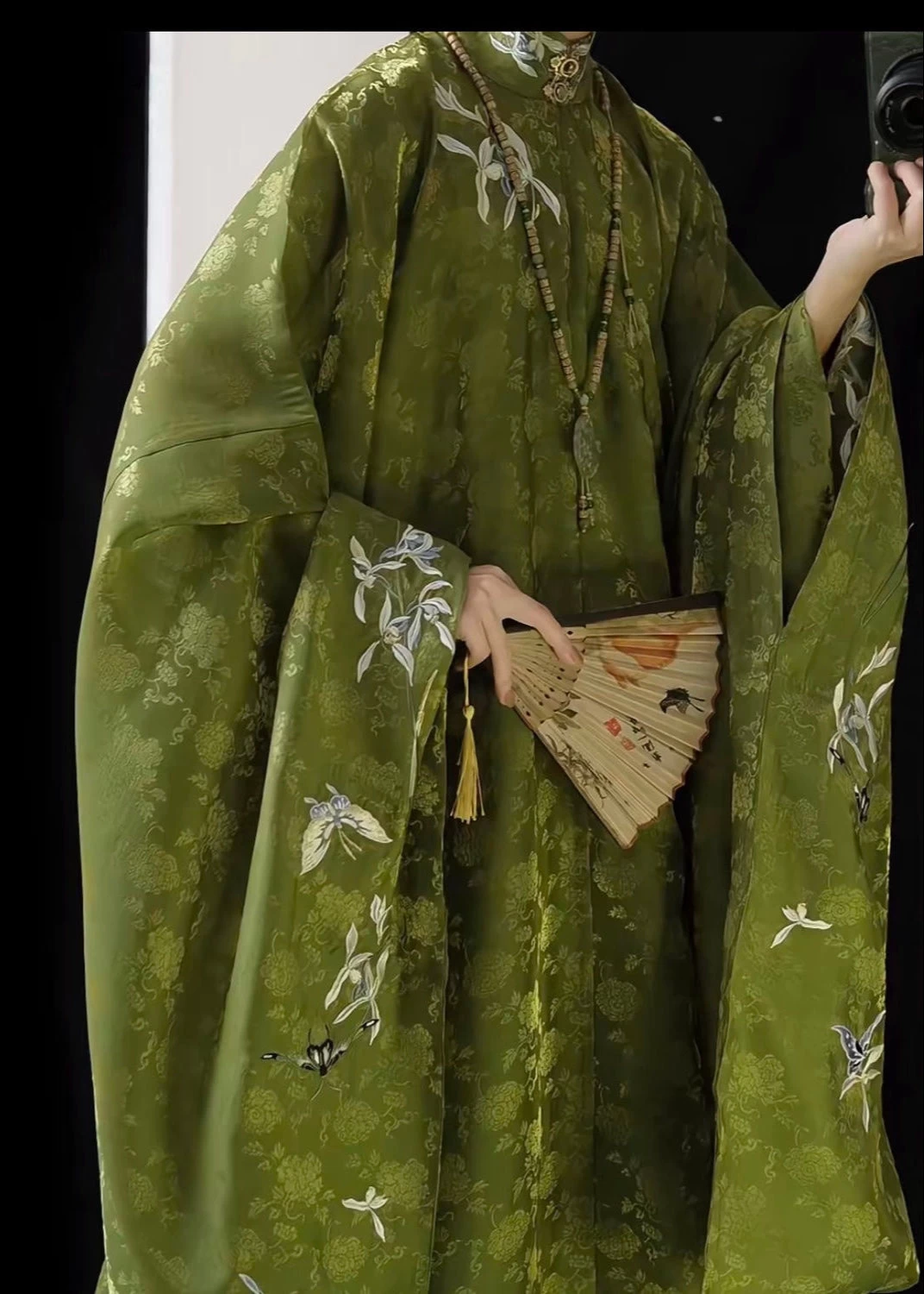 Plus Size Daily Hanfu 2-Piece Set Long Shirt & Skirt,  | HANFUBAO