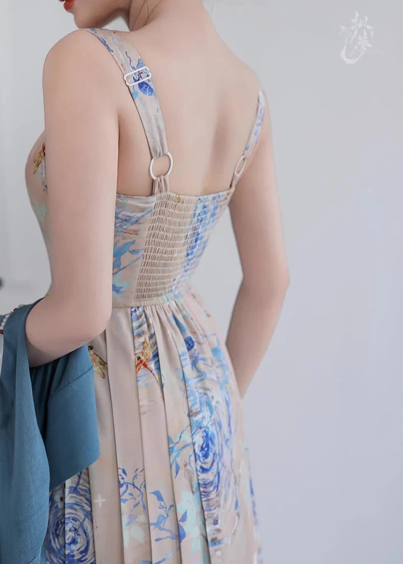 Women’s Modern Viscose-Nylon 3-Piece Hanfu Summer Dream | HANFUBAO