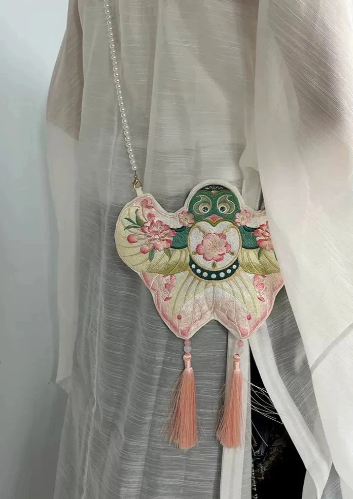 Women’s  Purse Swallow Kite Double-Sided Embroidery 24x19cm | HANFUBAO