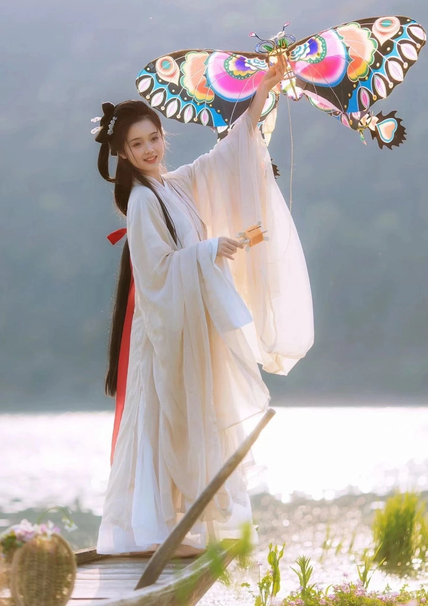 Women 4-Piece Chiffon Hanfu Set for Daily Wear, Plus Size| HANFUBAO