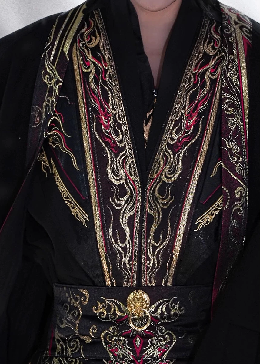 Unisex 4-Piece Modern Ma Mian Skirt Hanfu Set, 100% Polyester, Daily Wear | HANFUBAO