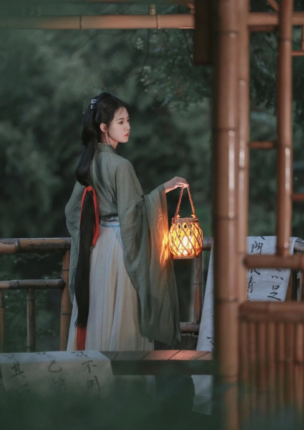 Women 4-Piece Chiffon Hanfu Set for Daily Wear, Plus Size| HANFUBAO