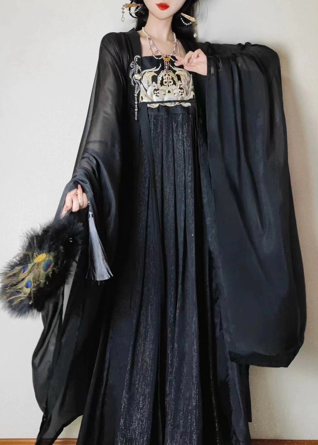 Women’s Plus Size 2-Piece Chiffon Hanfu Set for Daily Wear | HANFUBAO