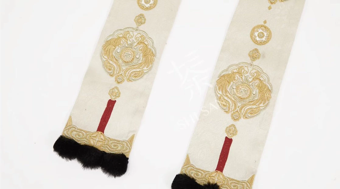 Women 4PCS Golden Dragon Embroidered New Year Ming Hanfu Set Plus Size| HANFUBAO