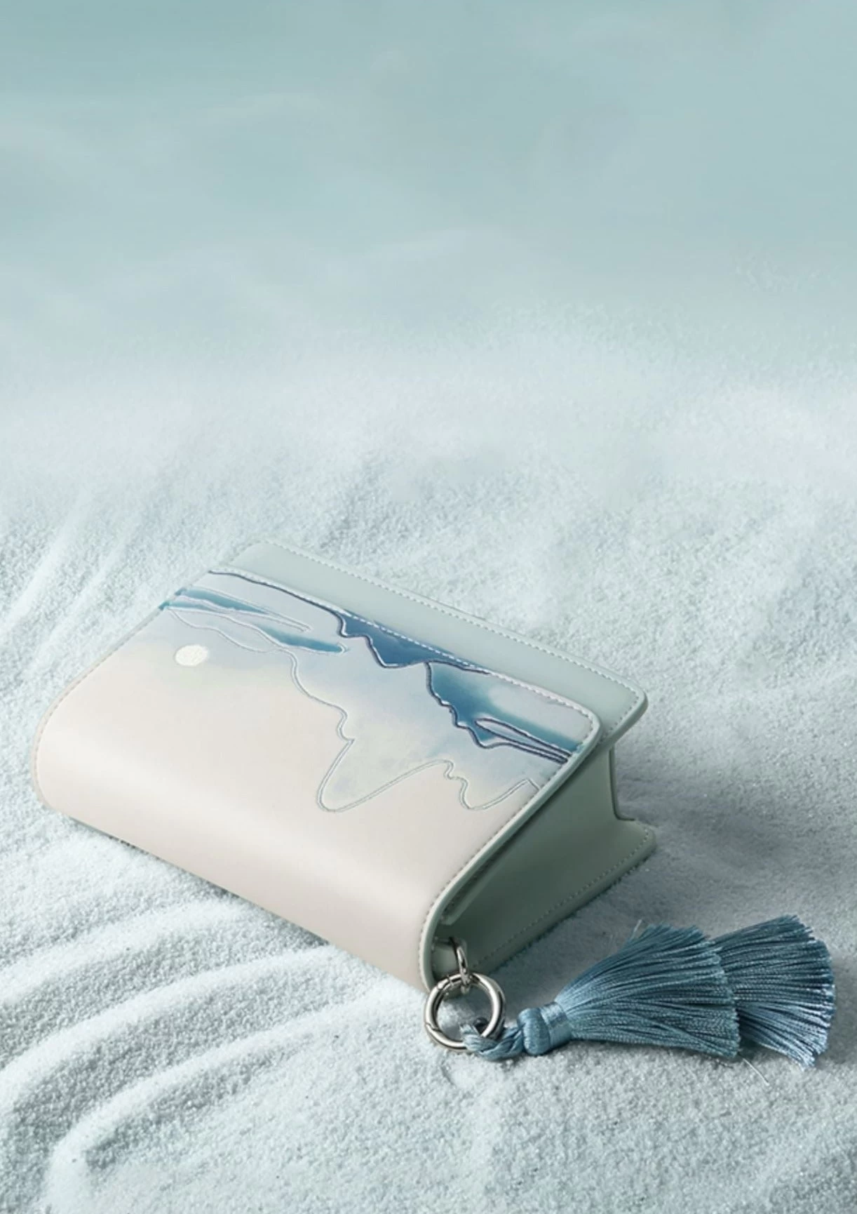 Women Chinese Style Purse Mountains Print | HANFUBAO