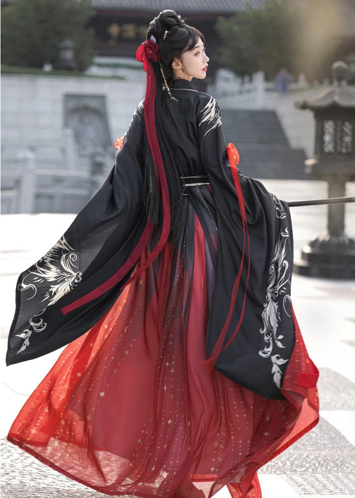 Women's 3-Piece Daily Hanfu Set Clear Autumn Plus Size| HANFUBAO