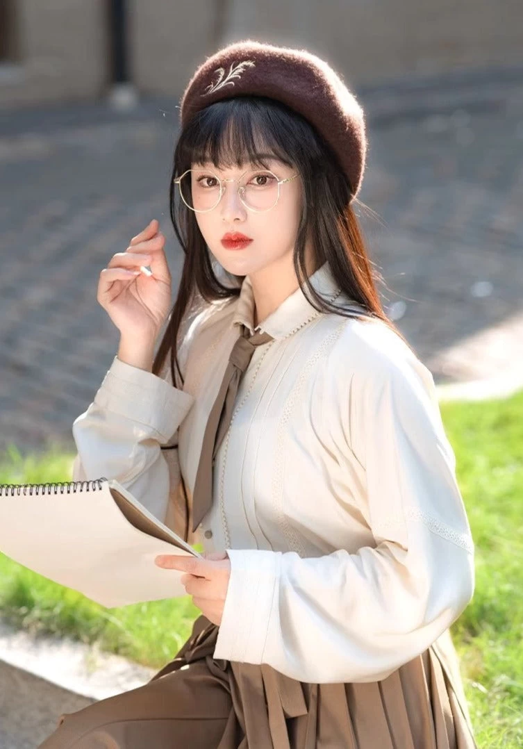 Unisex 6-Color Modern Wool Beret Hat for Daily Wear | HANFUBAO