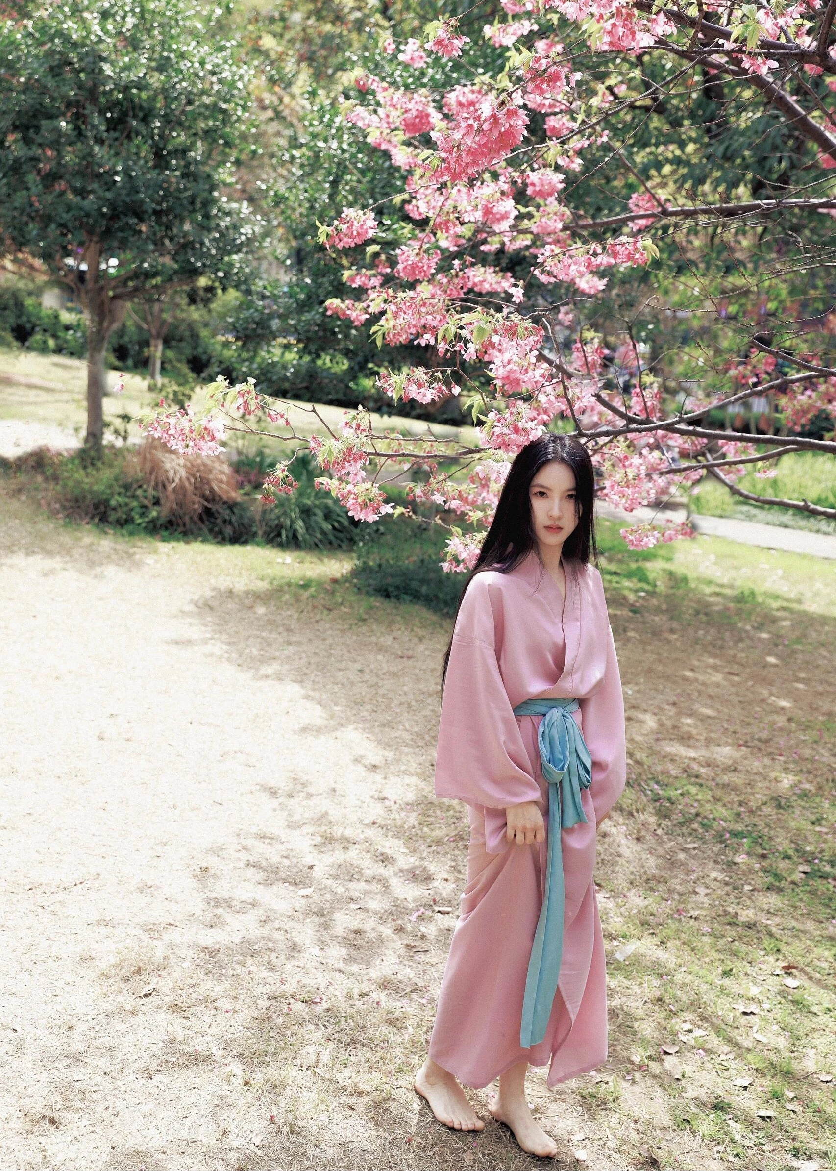 Women’s Cupro Modern Hanfu 2-Piece Robe Set | Daily Loungewear HANFUBAO