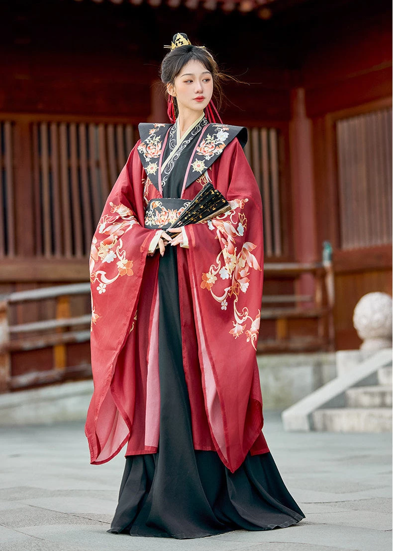 Unisex 3-Piece Daily Hanfu Set Jade Light Plus Size Polyester| HANFUBAO