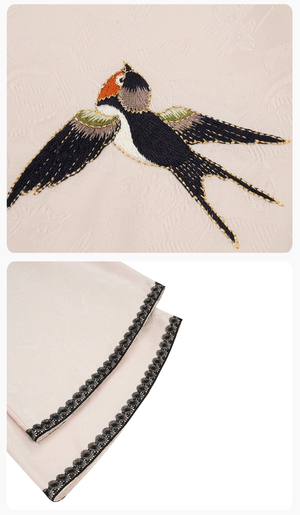 Women’s 2-Piece Republican Era Hanfu Set, Blush Pink Top & Skirt| HANFUBAO