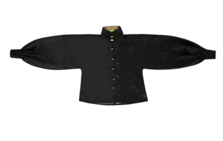 Women Modern Hanfu Blouse Black/White | HANFUBAO