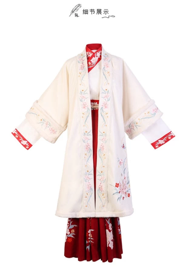 Women's Modern Song Dynasty Hanfu Set Phoenix Embroidery 6m Hem| HANFUBAO