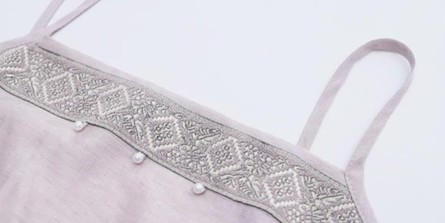 Women Viscose-Nylon Modern Hanfu 2-Piece Set Purple Wisteria | HANFUBAO