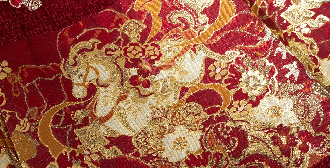 HANFUBAO | Women  3-Piece New Year Hanfu Dress Set Red Embroidery S-XL