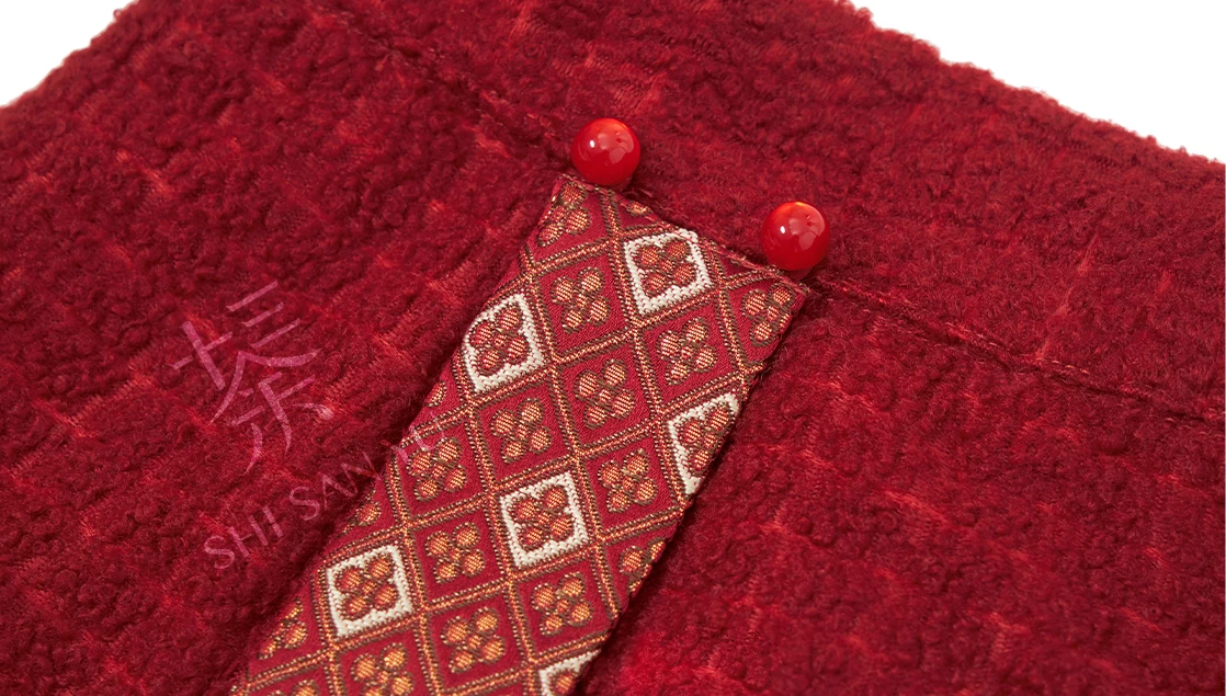 Women’s 3-Piece Modern Hanfu Set, New Year Daily Wear,  | HANFUBAO