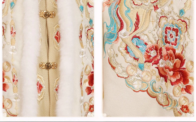 Women 3-Piece 2026 New Year Ming Hanfu Set, Celestial Steed Embroidery| HANFUBAO