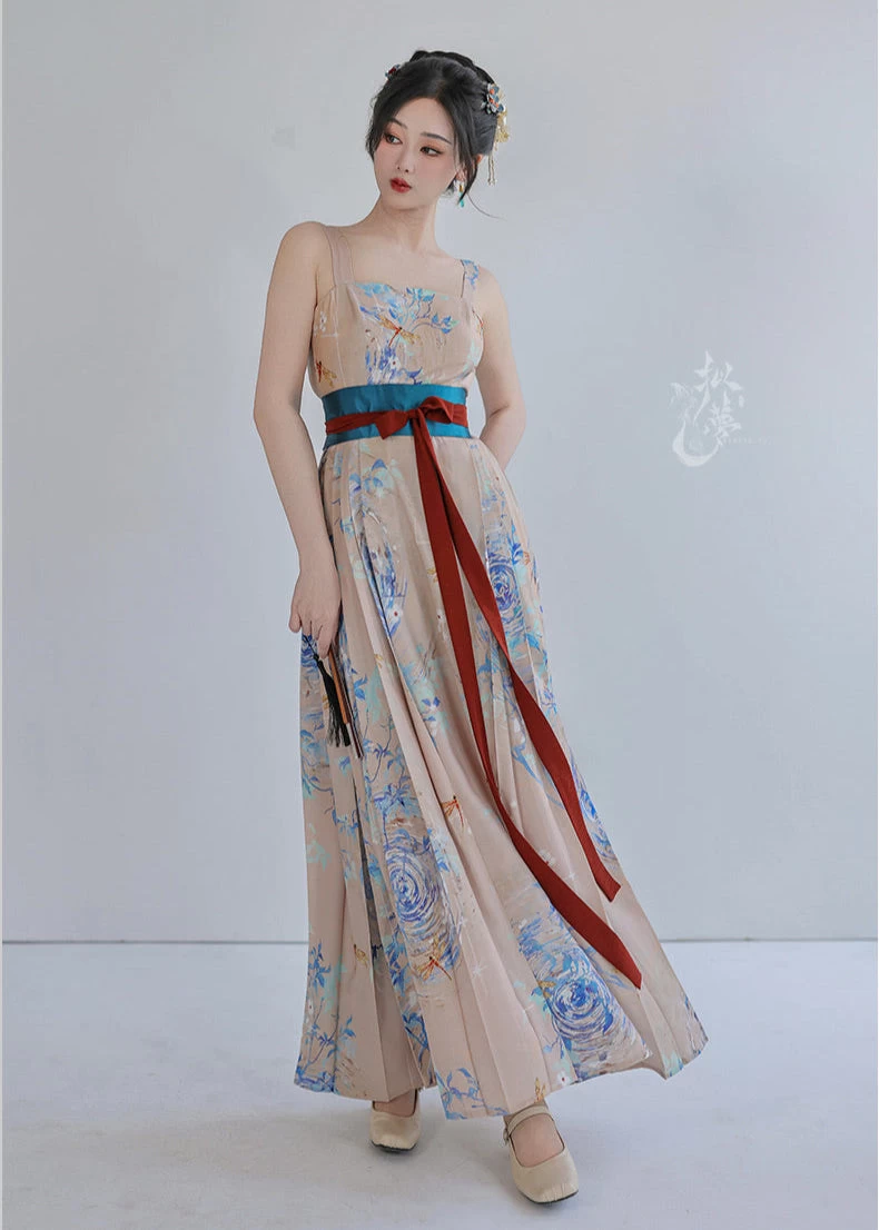 Women’s Modern Viscose-Nylon 3-Piece Hanfu Summer Dream | HANFUBAO