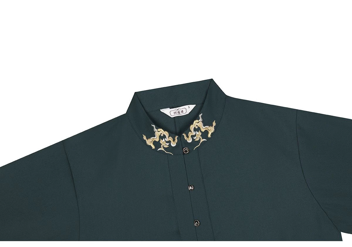 Women Modern Hanfu Dress Cloud Embroidery Daily Wear Plus Size | HANFUBAO