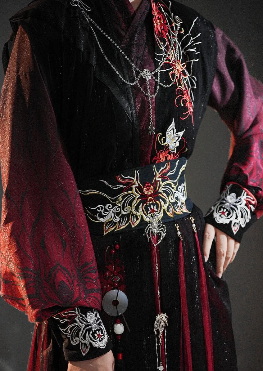 Unisex 4-Piece Daily Hanfu Set Chiffon Plus Size | HANFUBAO